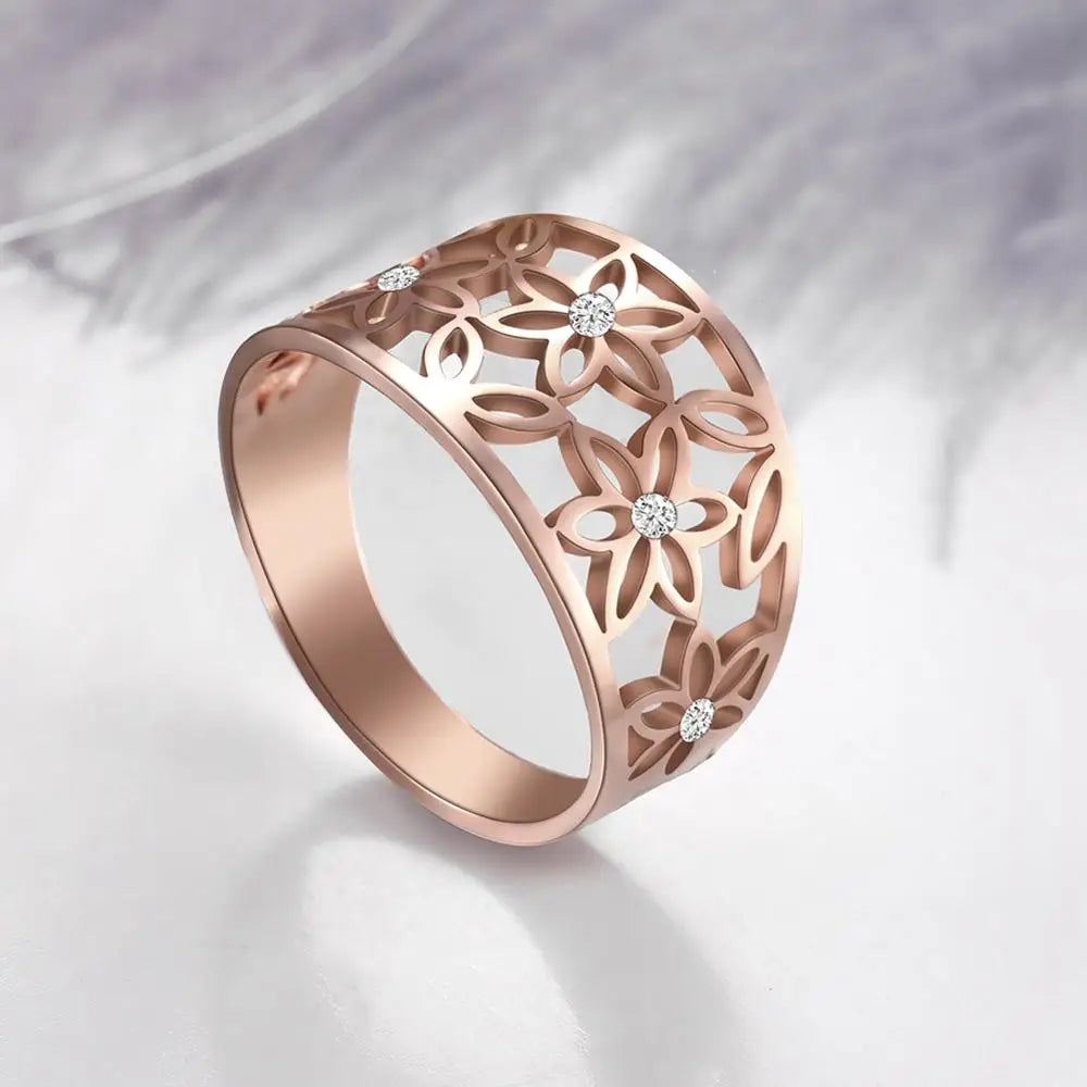 Flower of Life Finger Ring
