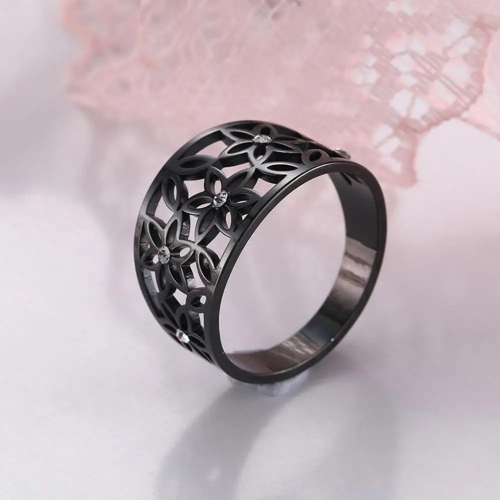 Flower of Life Finger Ring
