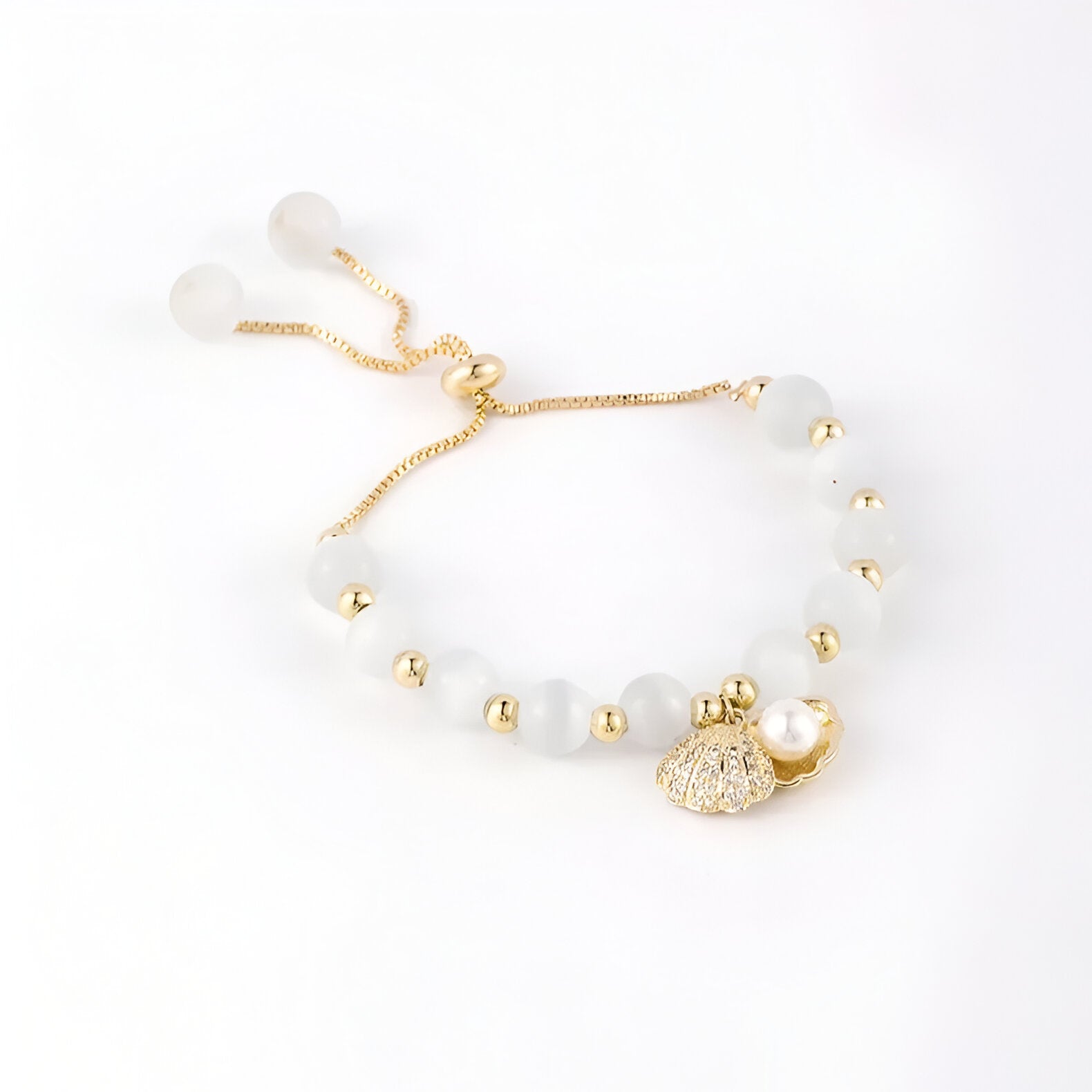 High-end Natural Opal Bead Bracelet - JR NEST