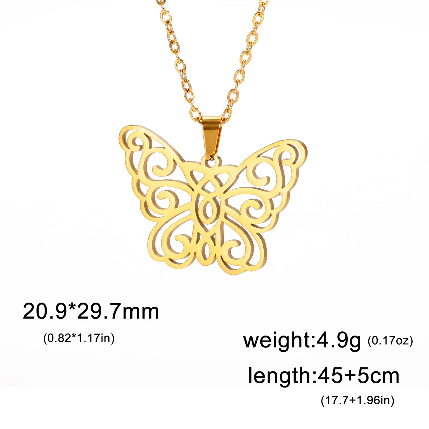 Butterfly Pendant Choker