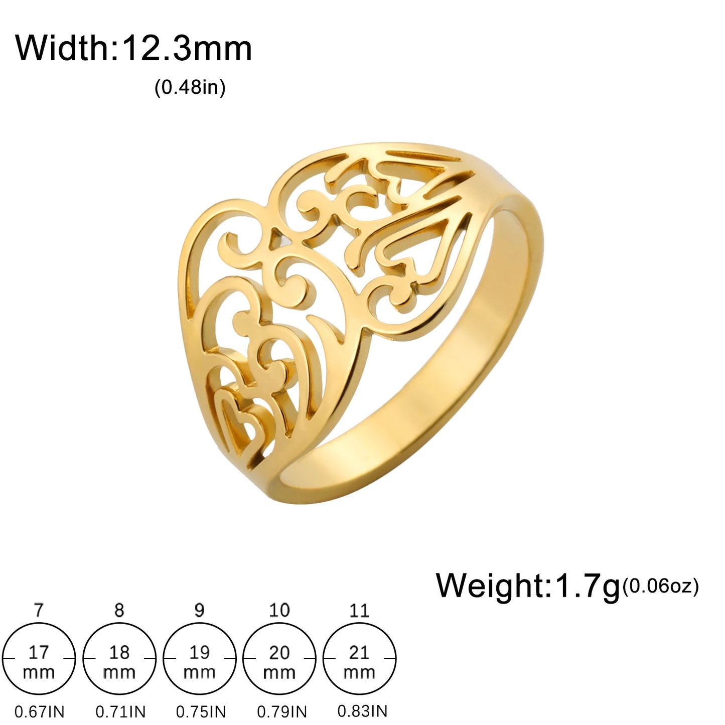 Gold Stainless Ring