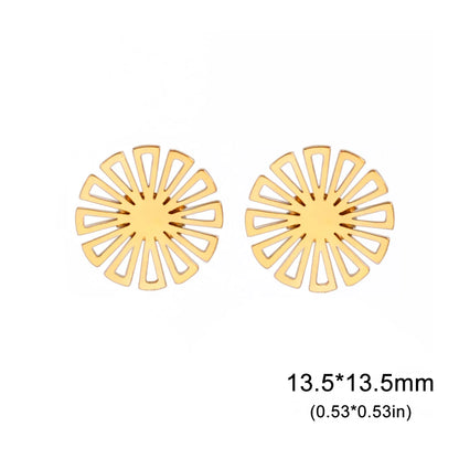 Sunflower Drop Earrings