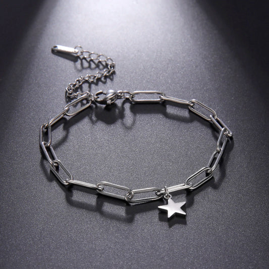 Minimalist Boho Star Chain Bracelet