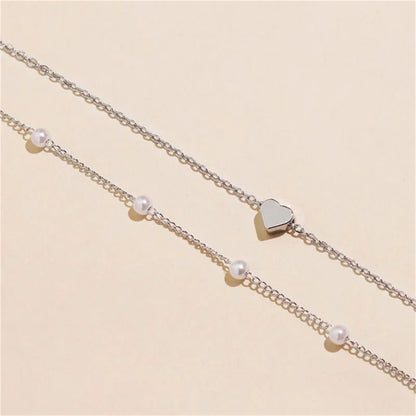 Love Heart Pearl Necklace