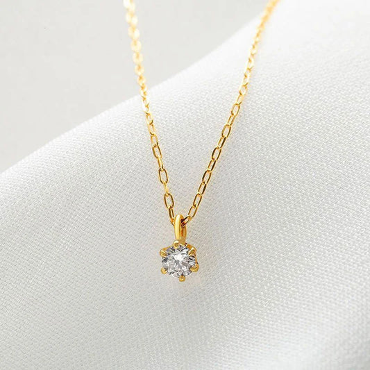 Golden Sterling Silver Necklace