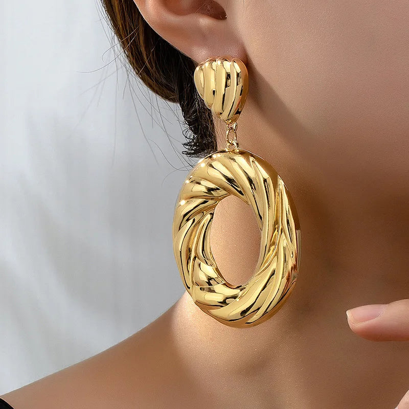 Circular Earrings for Women Party