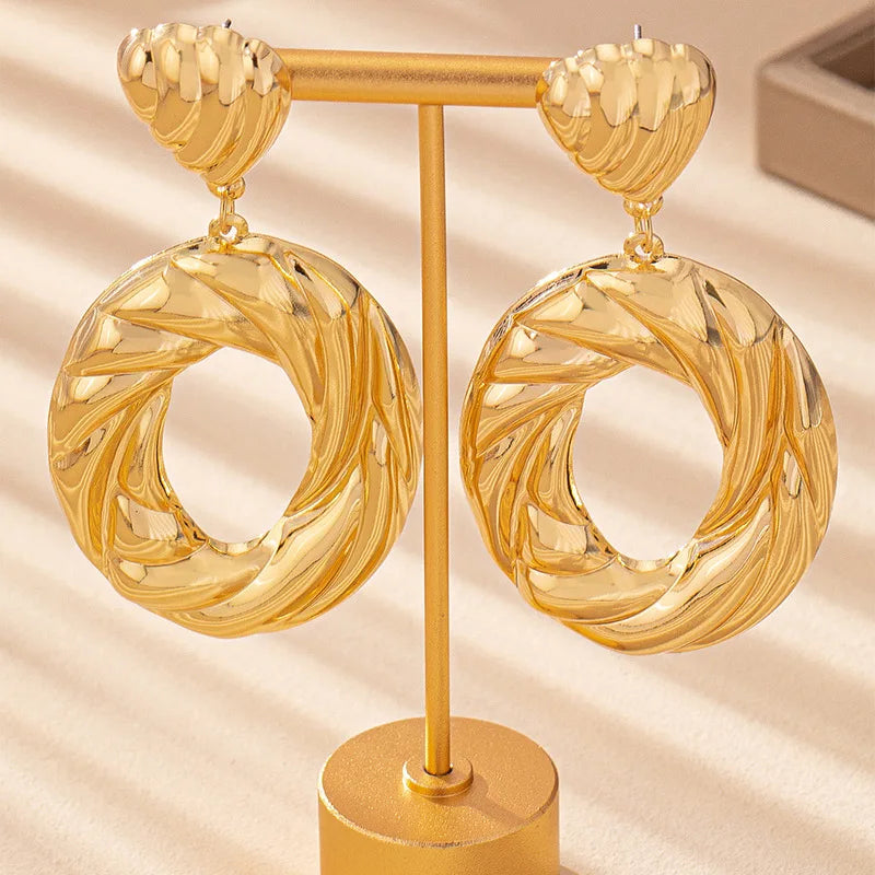 Circular Earrings for Women Party