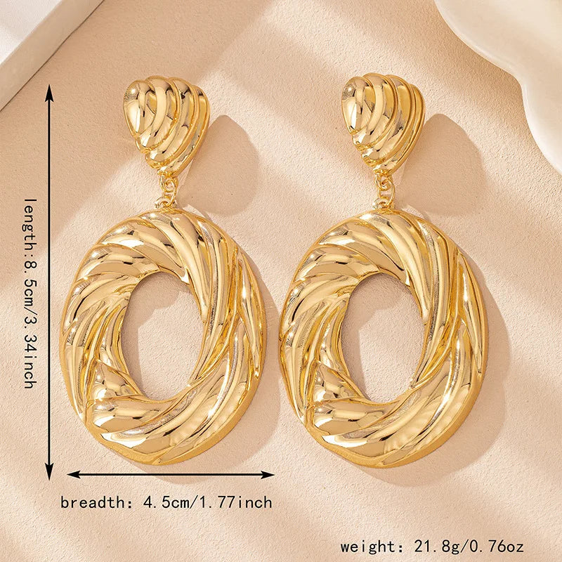 Circular Earrings for Women Party