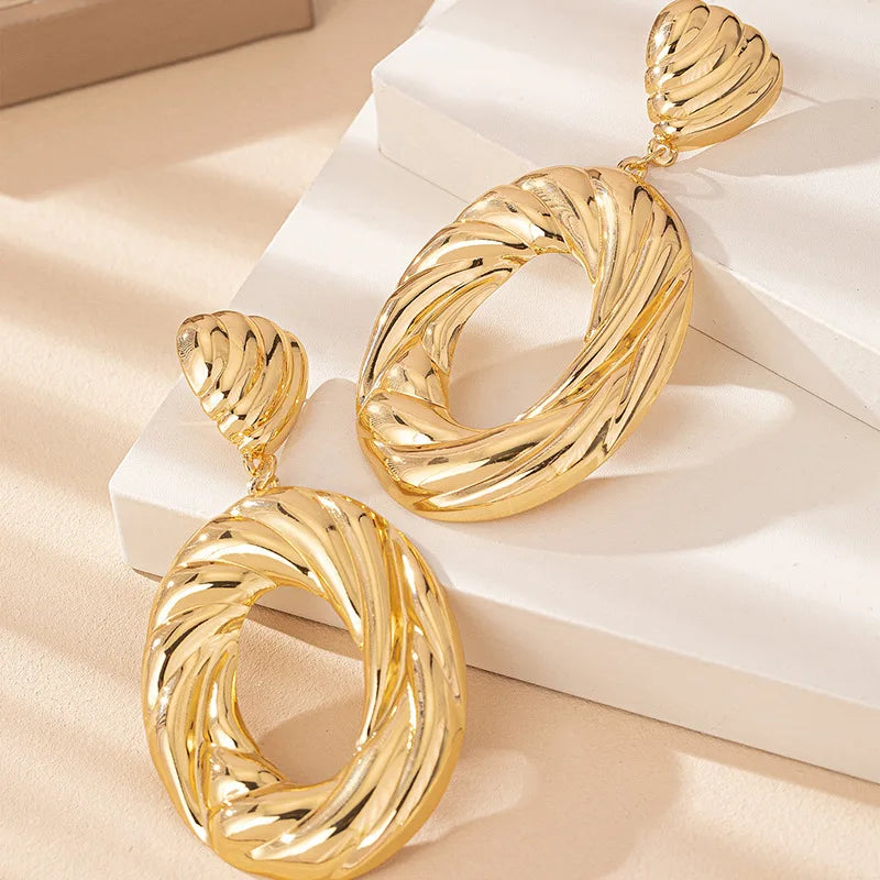 Circular Earrings for Women Party