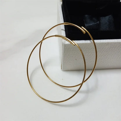 High-Quality Silver Hoop Earrings