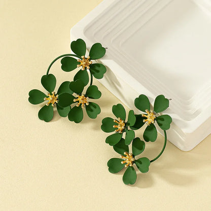 Retro Flower Earrings 