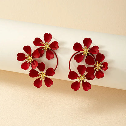 Retro Flower Earrings 