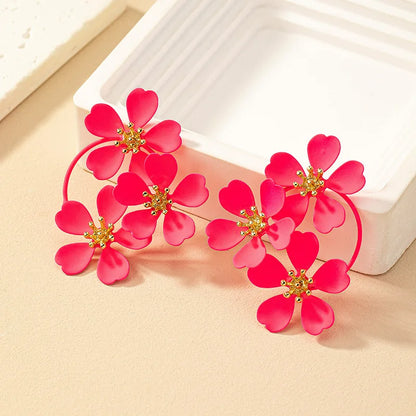 Retro Flower Earrings 