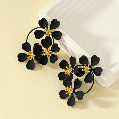 Retro Flower Earrings 