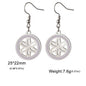 Zircon Round Earring