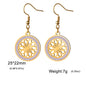 Zircon Round Earring