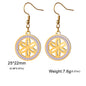 Zircon Round Earring