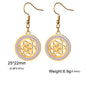 Zircon Round Earring