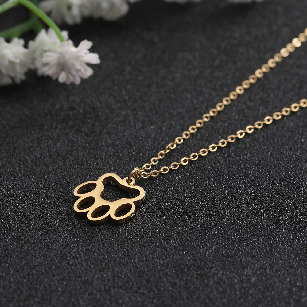 Paw Pendant Necklace