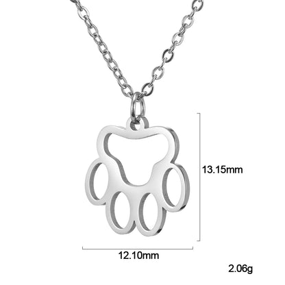 Paw Pendant Necklace