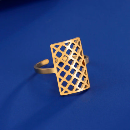 Trendy Geometric Finger Ring