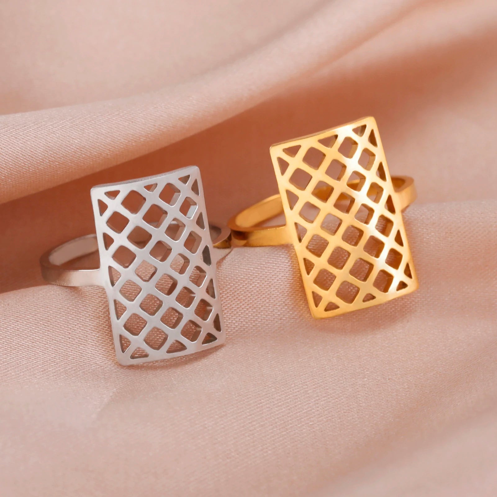 Trendy Geometric Finger Ring