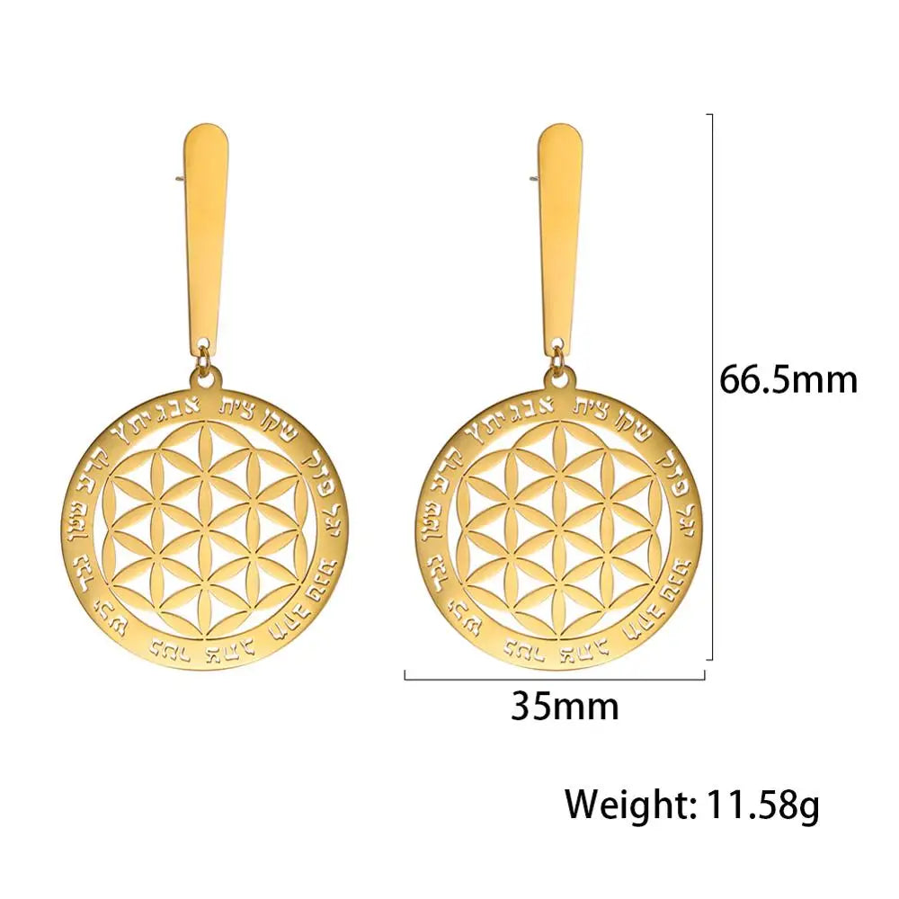 Flower of Life Gold Jewelry