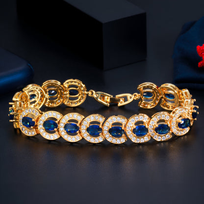 Glittering Chain Link Luxury Bracelet - JR NEST