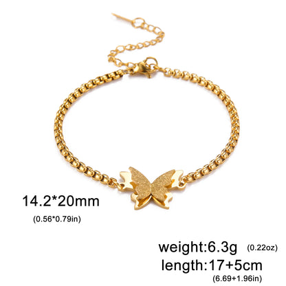 Trendy Gold Figaro Bracelet