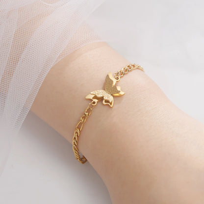 Trendy Gold Figaro Bracelet