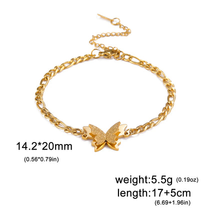 Trendy Gold Figaro Bracelet