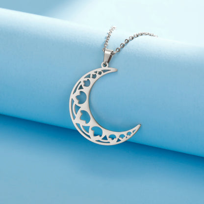 Crescent Moon Gold Chain