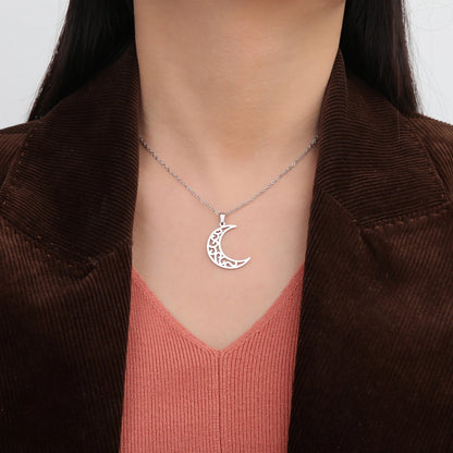 Crescent Moon Gold Chain