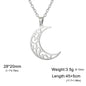 Crescent Moon Gold Chain