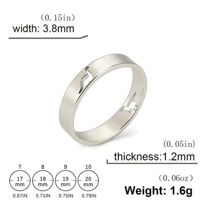 Stainless Steel Dino Rings