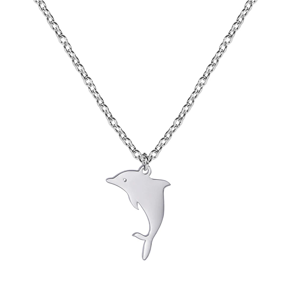 Gold Double Layer Dolphin Jewelry