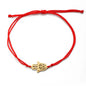 Red Black Rope Hamsa Bracelet