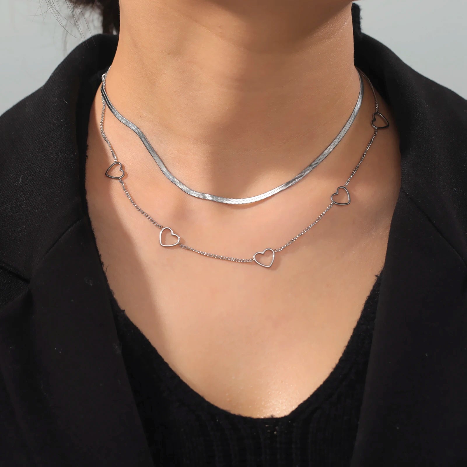 Valentine's Day Heart Choker