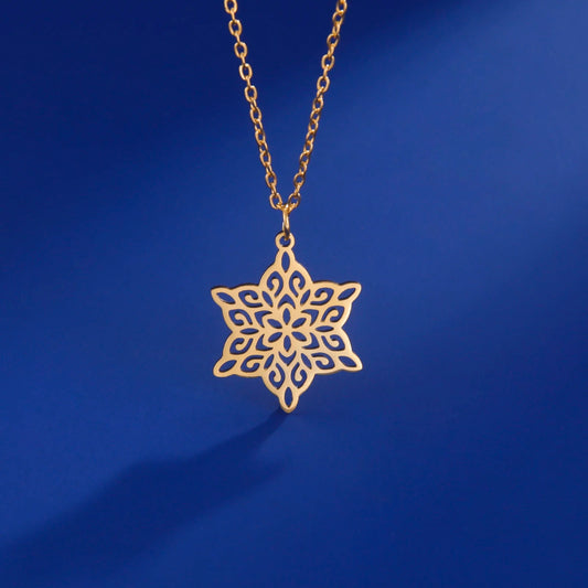 Jewish Amulet Gold Clavicle Chain