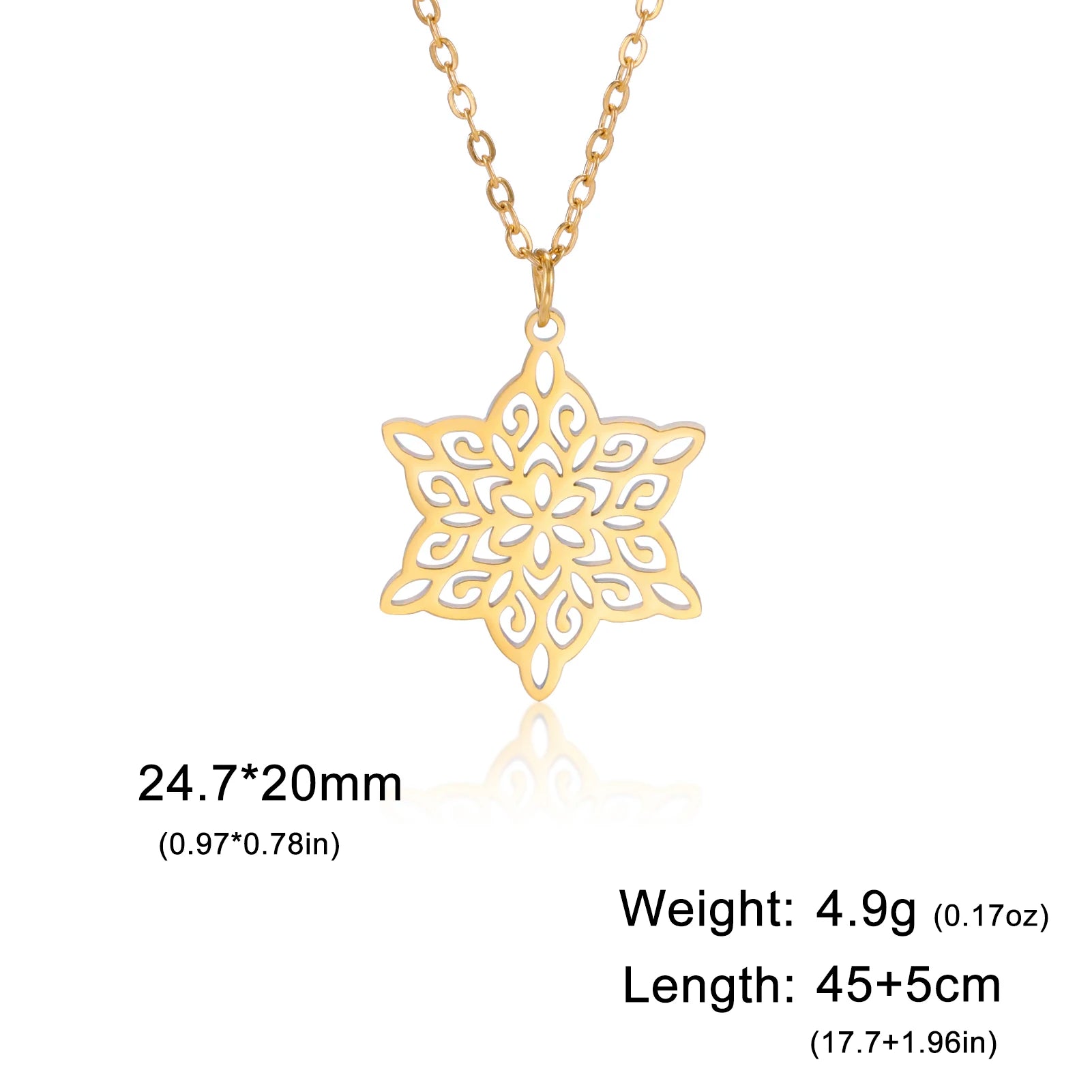 Jewish Amulet Gold Clavicle Chain