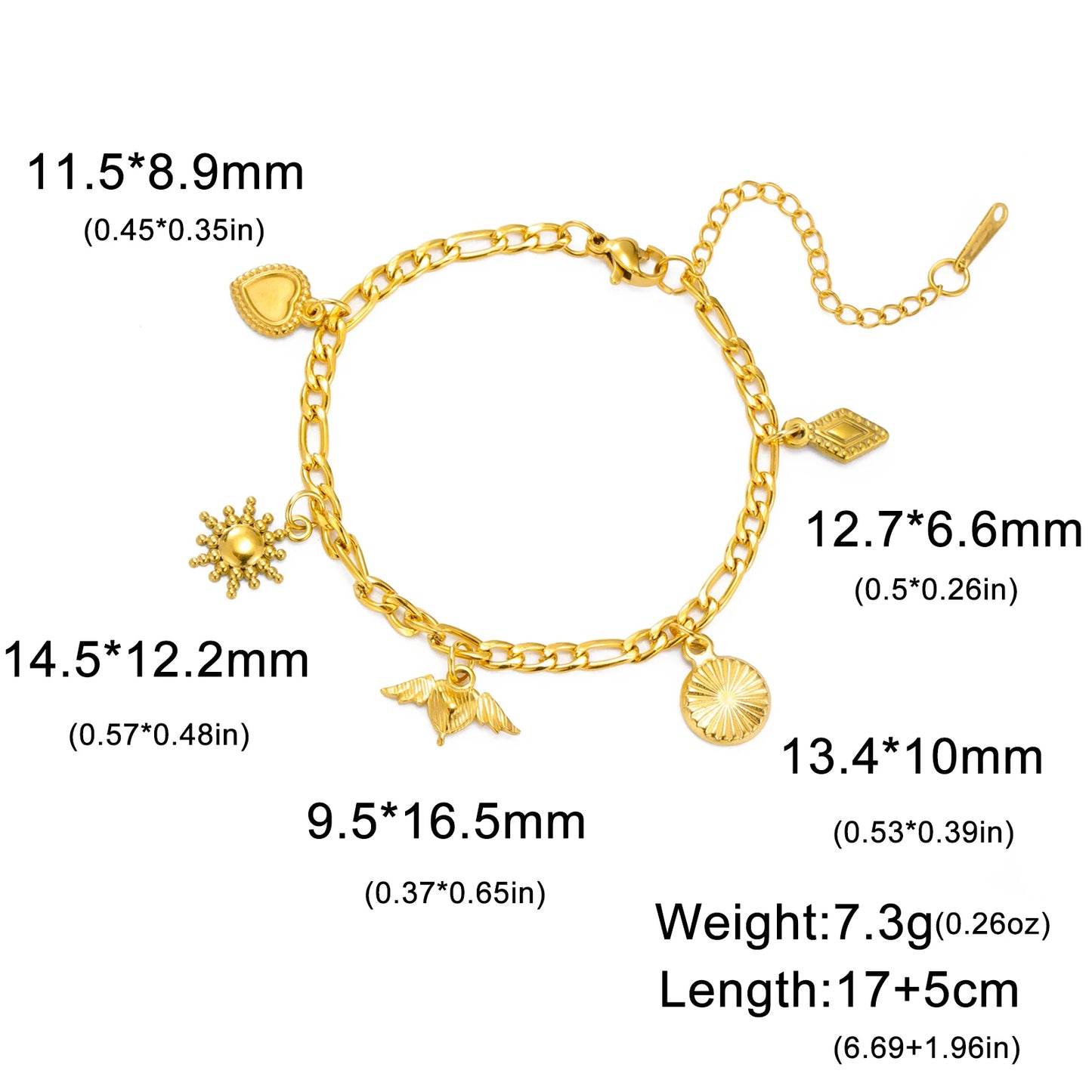 Double Layer Gold Shell Bracelet