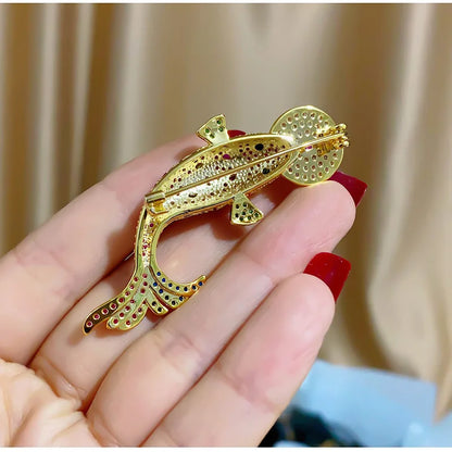 Carp Goldfish Yuanbao Brooch