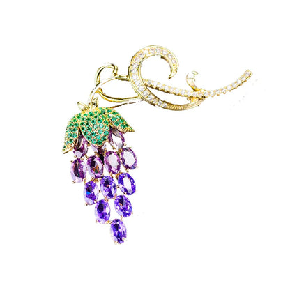 Grape Fruit Clothing  Brooch