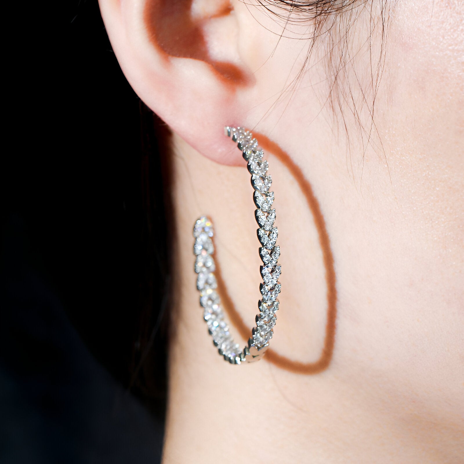 Half Round Hoop Earrings - JR NEST