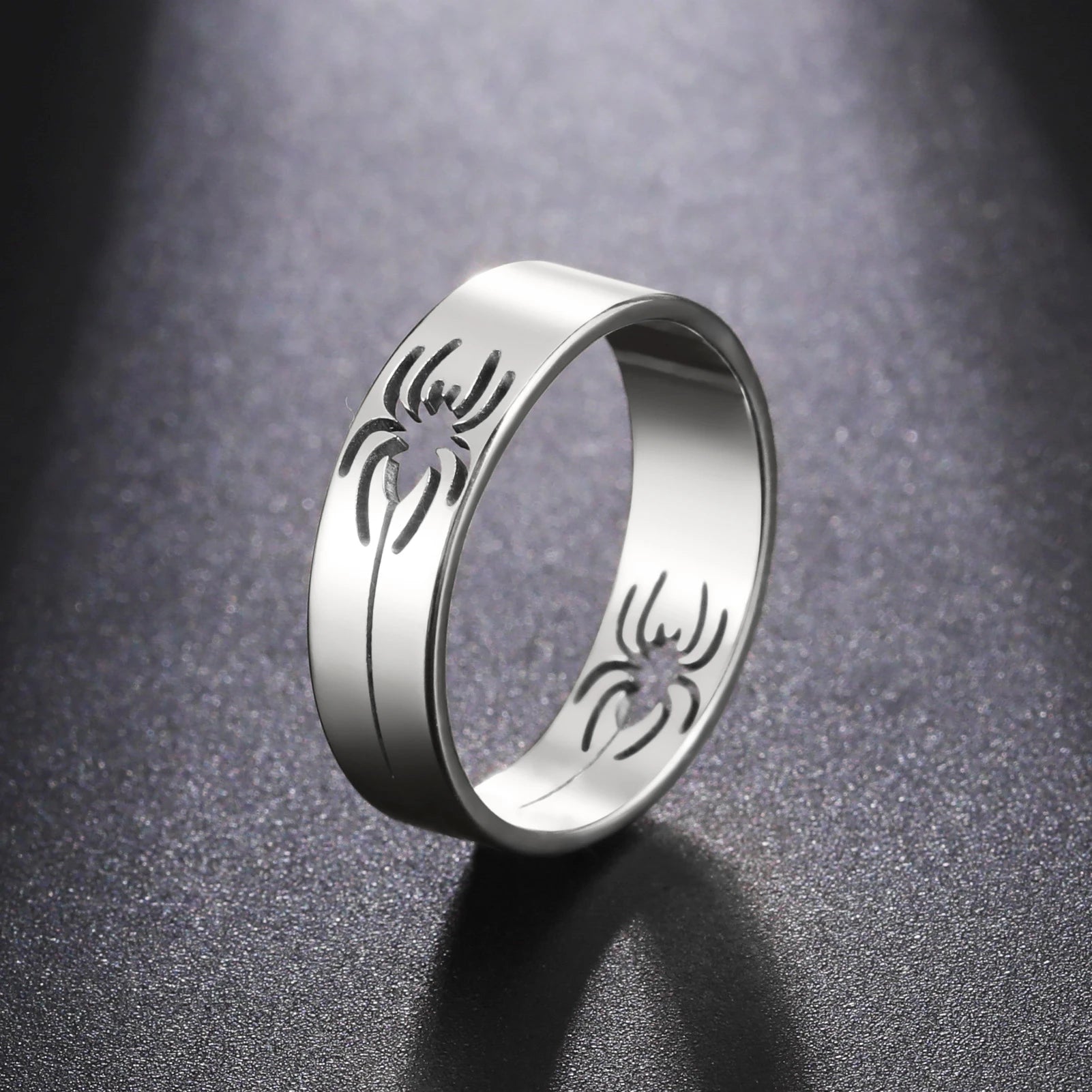 Stainless Steel Spider Ring