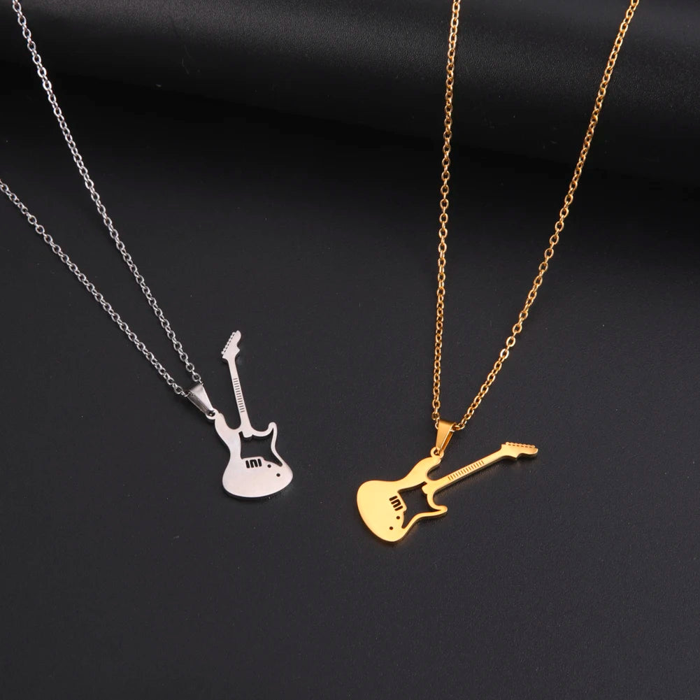 Stainless Steel Music Necklace