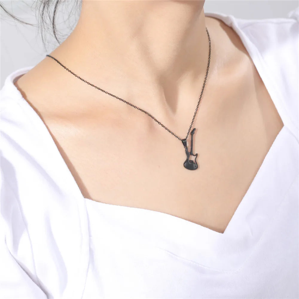 Stainless Steel Music Necklace