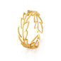 Women’s Hollow Leaf Rings