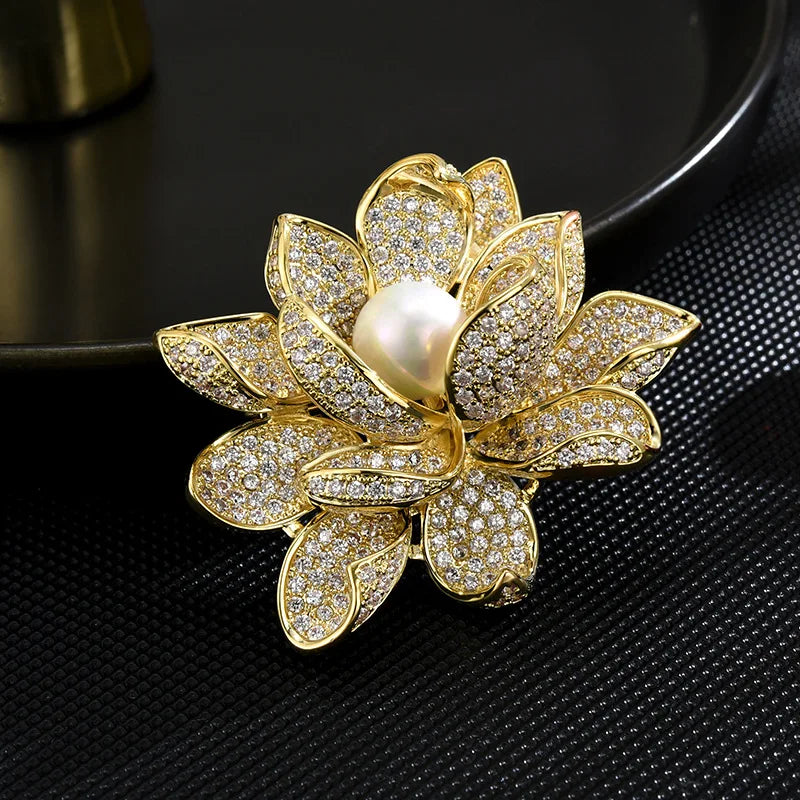 Colorful Flower Fashion Brooch