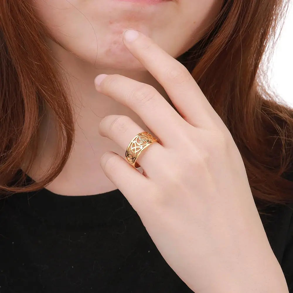 Elegant Gold Color Finger Rings